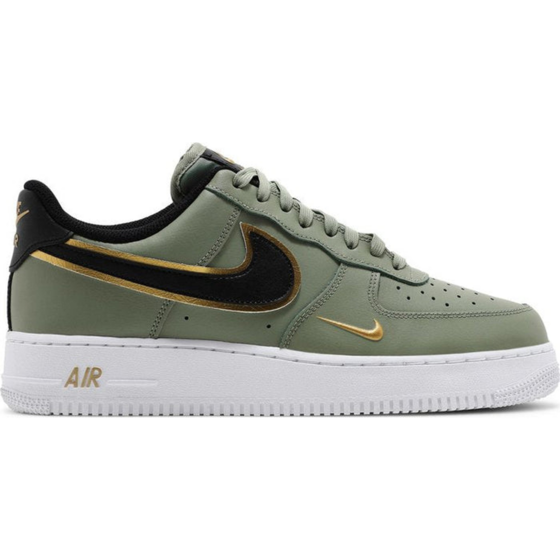 Nike Air Force 1 '07 LV8 'Metallic Swoosh Pack - Oil Green'