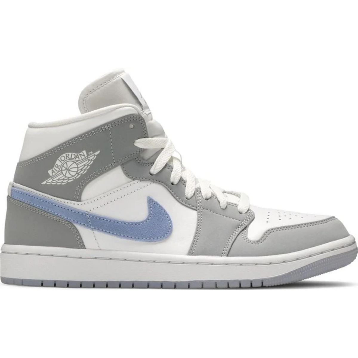Nike Air Jordan 1 Mid 'Wolf Grey Aluminum'