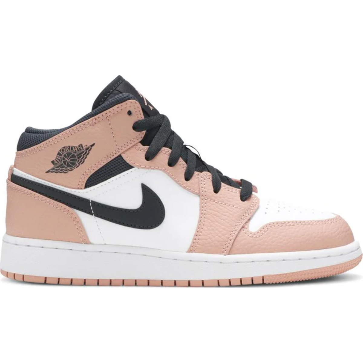Nike Air Jordan 1 Mid GS 'Pink Quartz'
