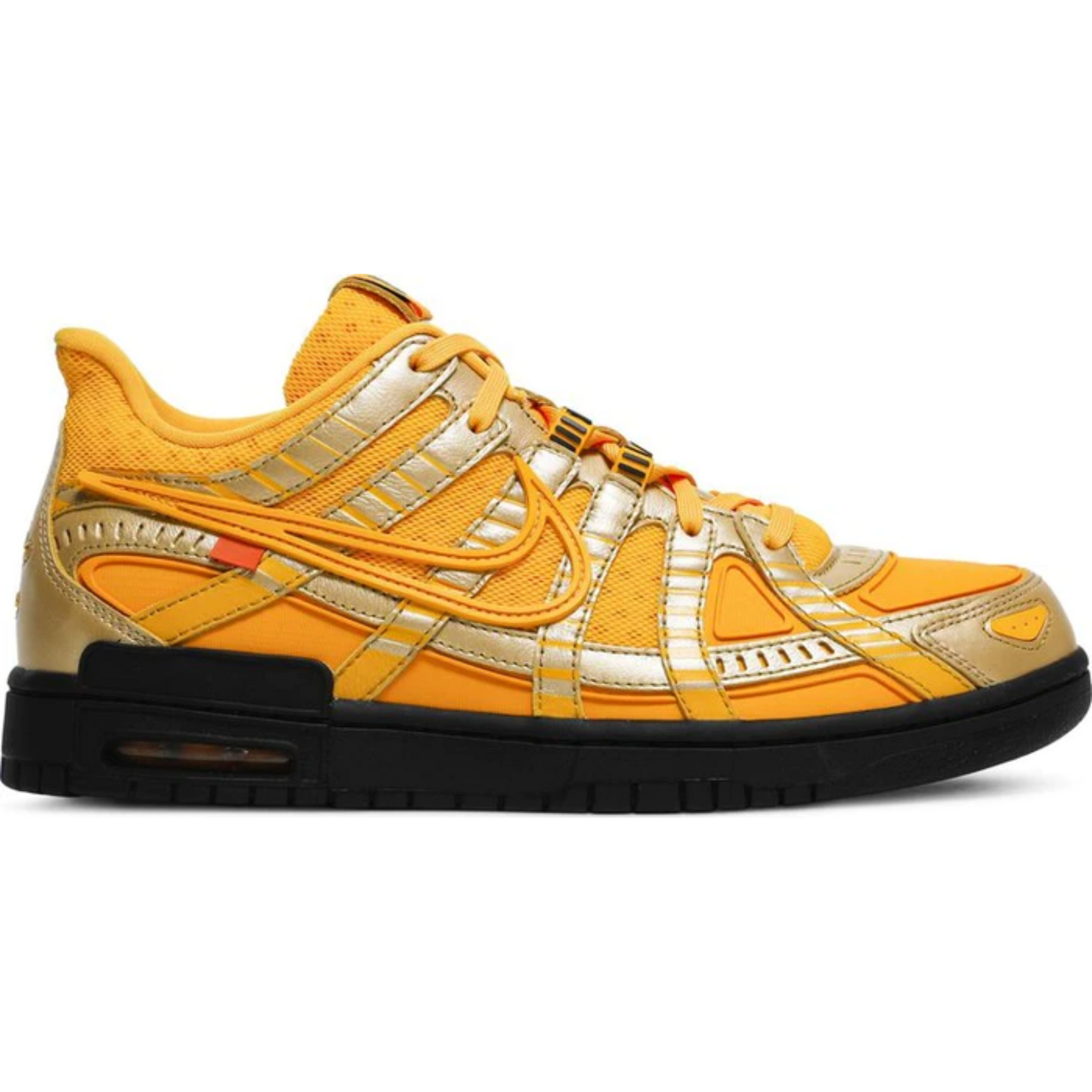Off-White x Air Rubber Dunk 'University Gold'
