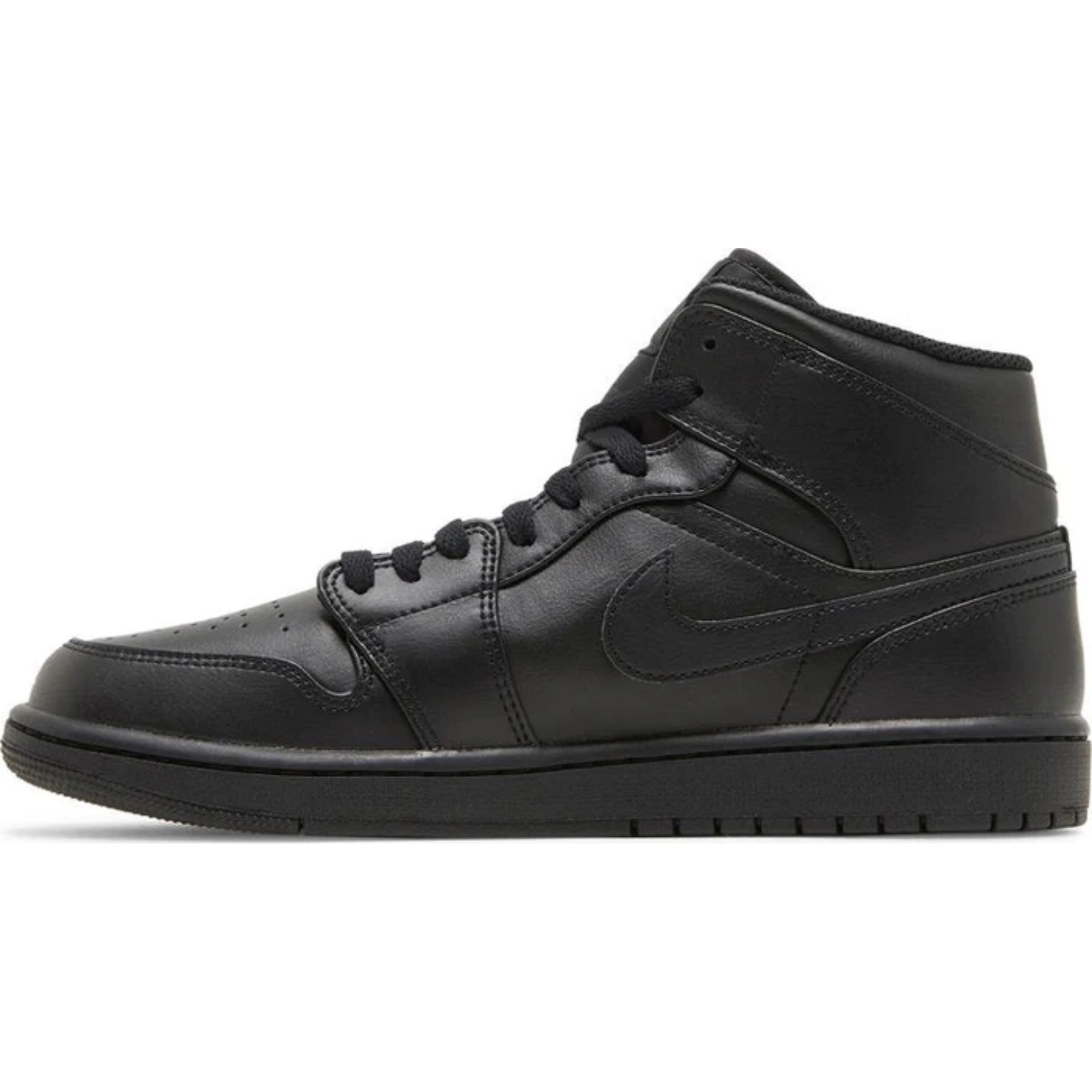 Nike Air Jordan 1 Mid 'Triple Black' 2022