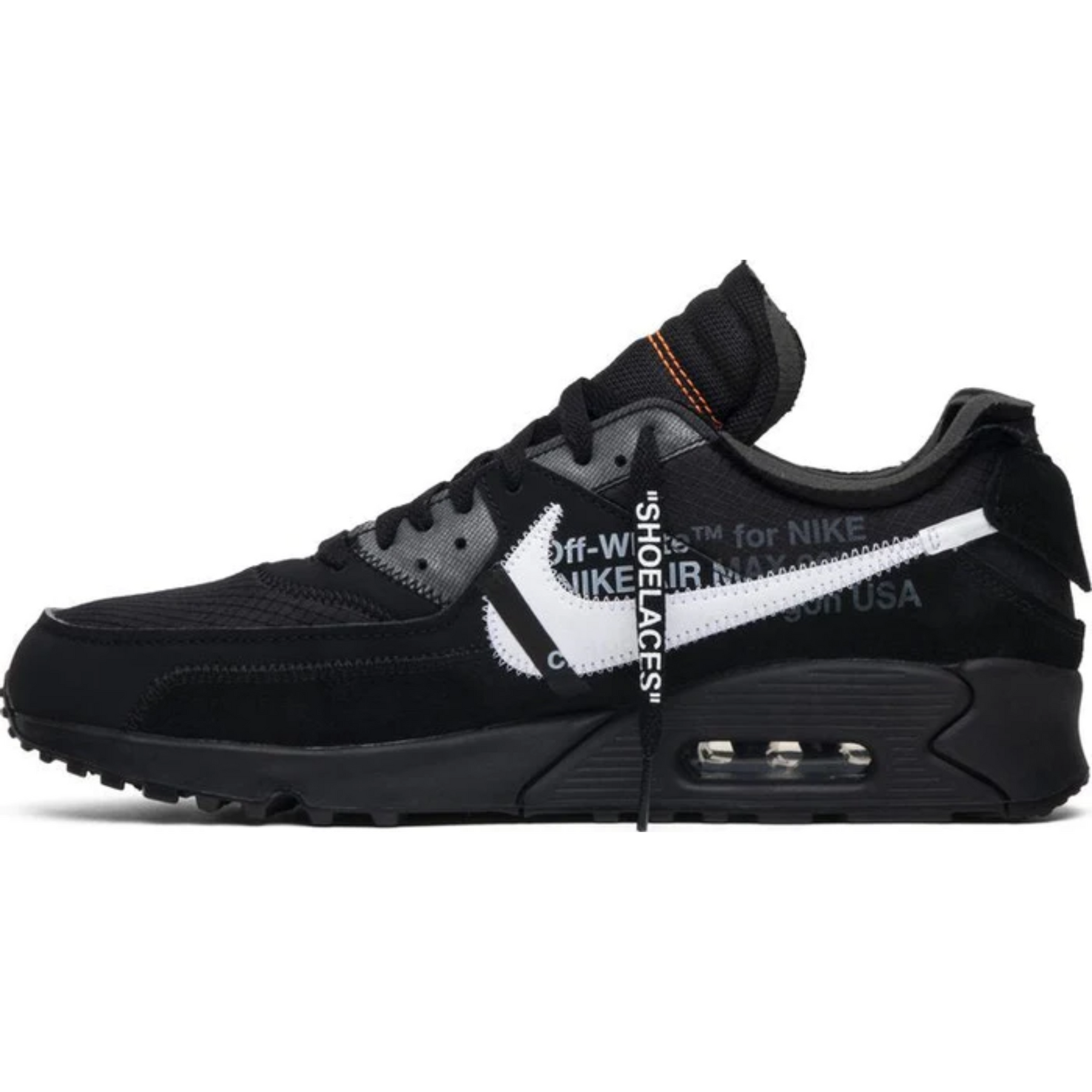 Off-White x Air Max 90 'Black'