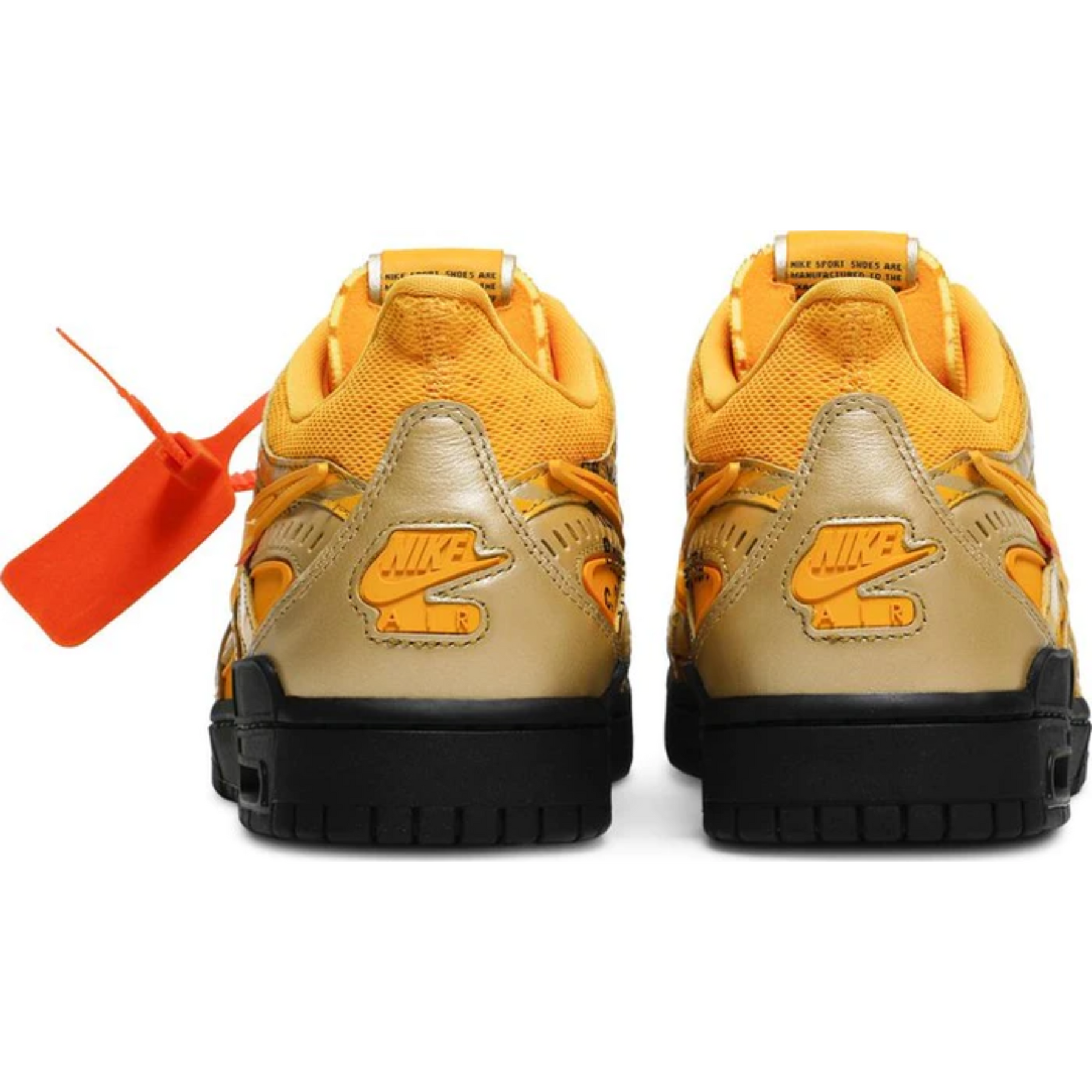 Off-White x Air Rubber Dunk 'University Gold'