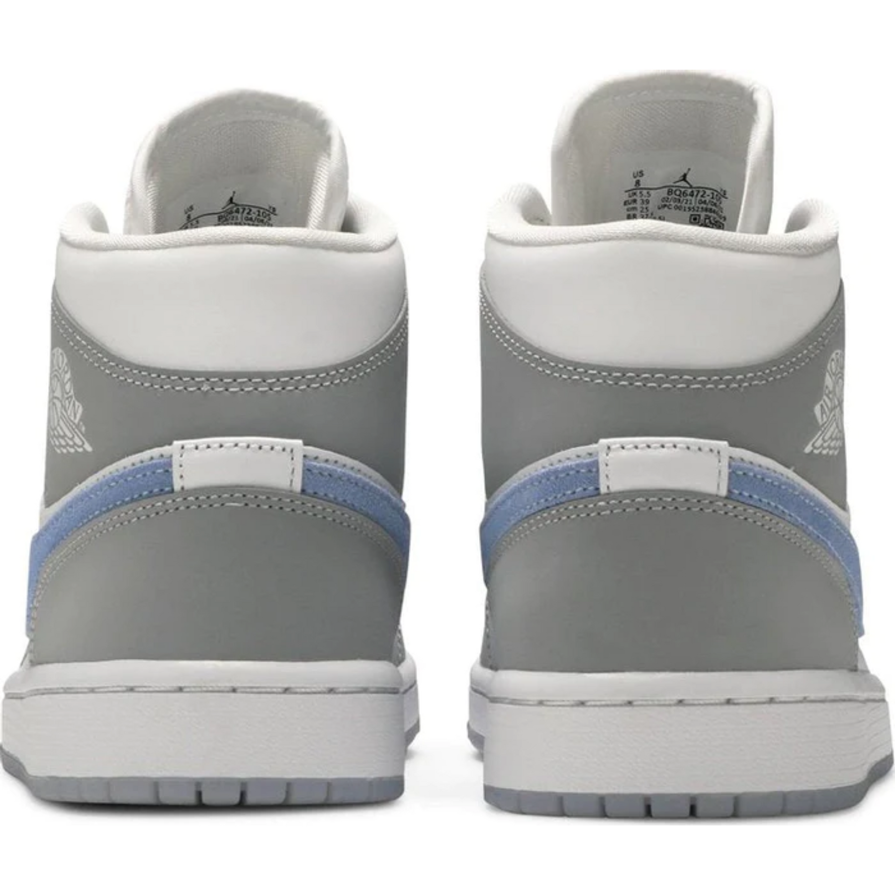 Nike Air Jordan 1 Mid 'Wolf Grey Aluminum'