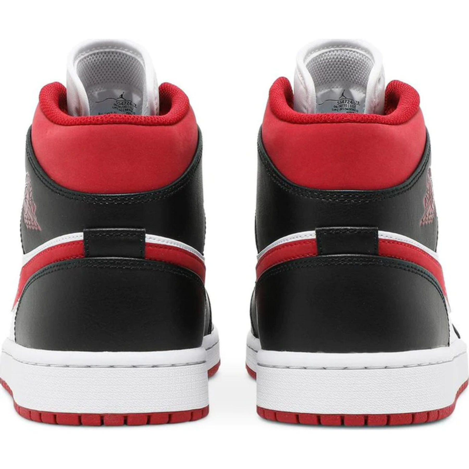 Nike Air Jordan 1 Mid 'Black Gym Red'