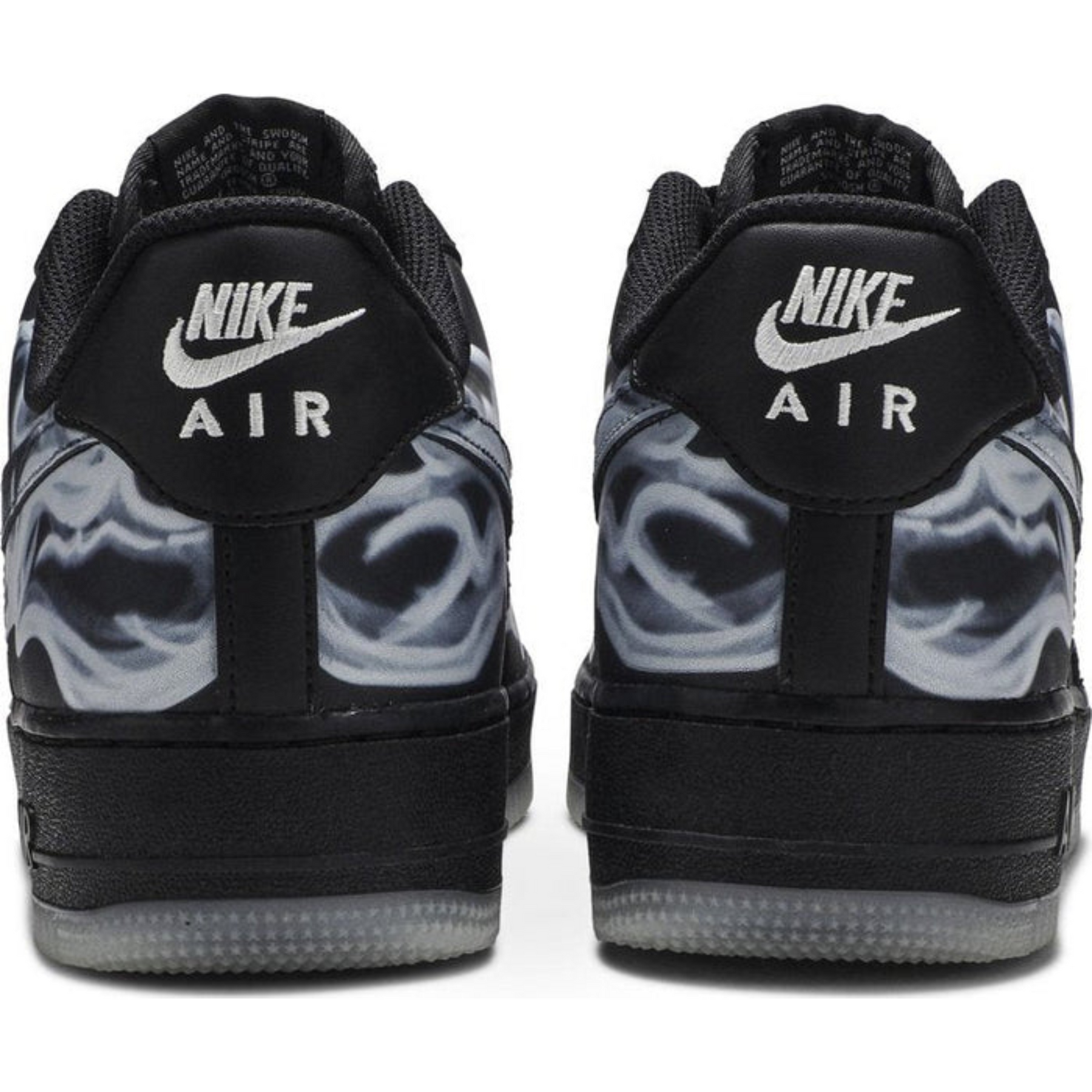 Nike Air Force 1 '07 QS 'Black Skeleton'