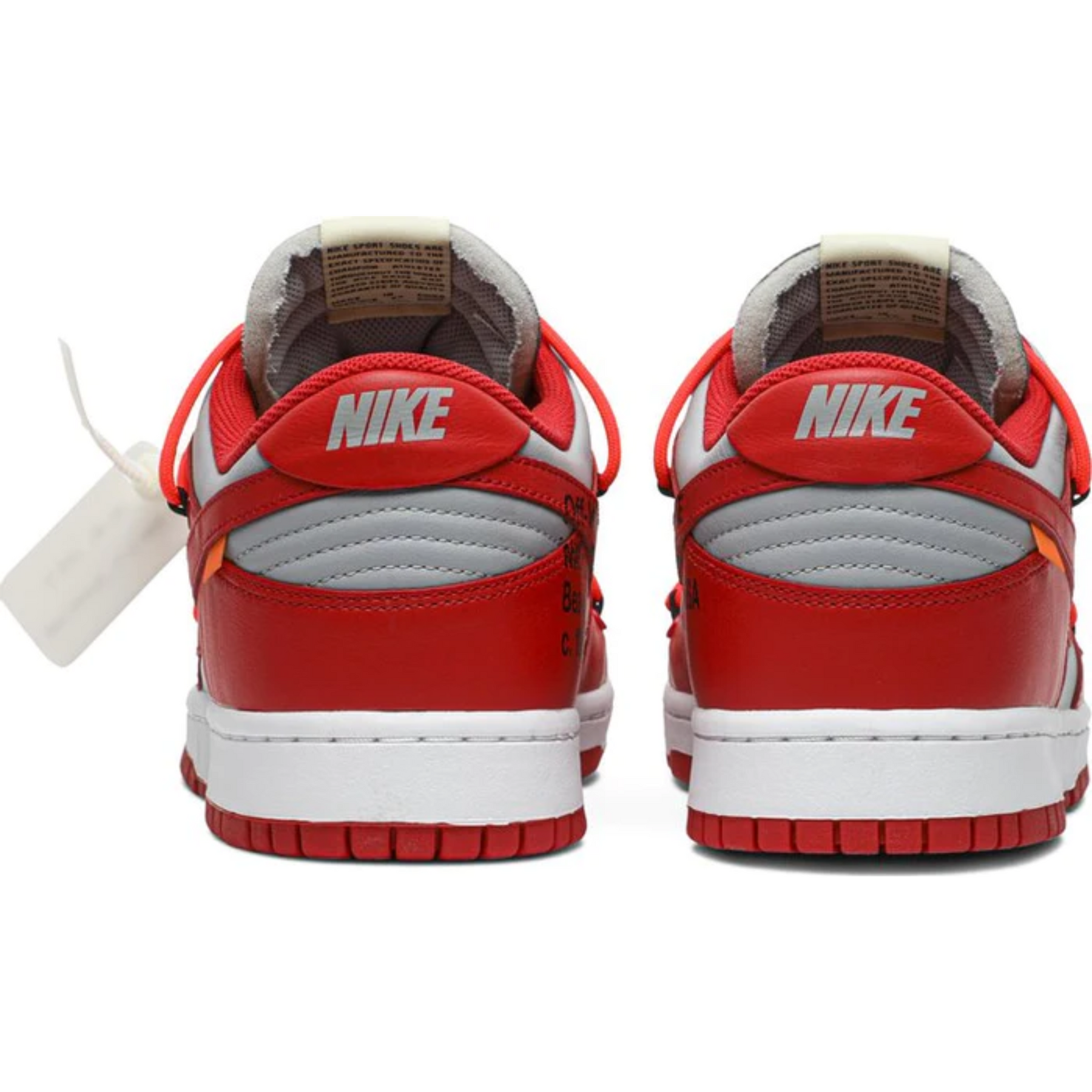Off-White x Dunk Low 'University Red'