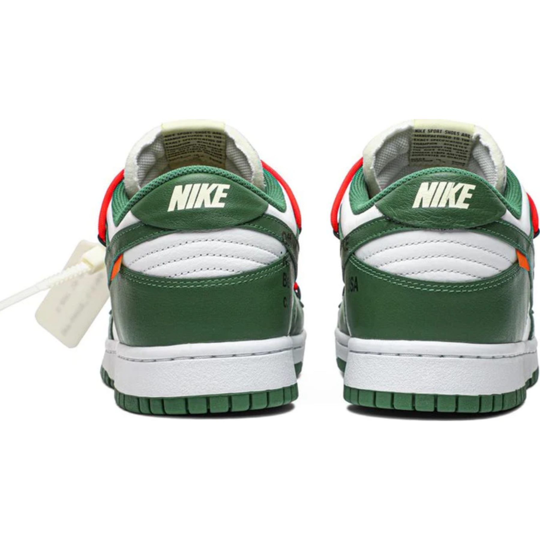 Off-White x Dunk Low 'Pine Green'