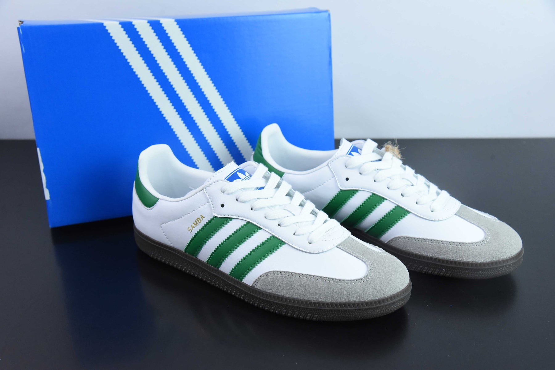 Adidas Samba OG 'White Green' (Pronta Entrega)