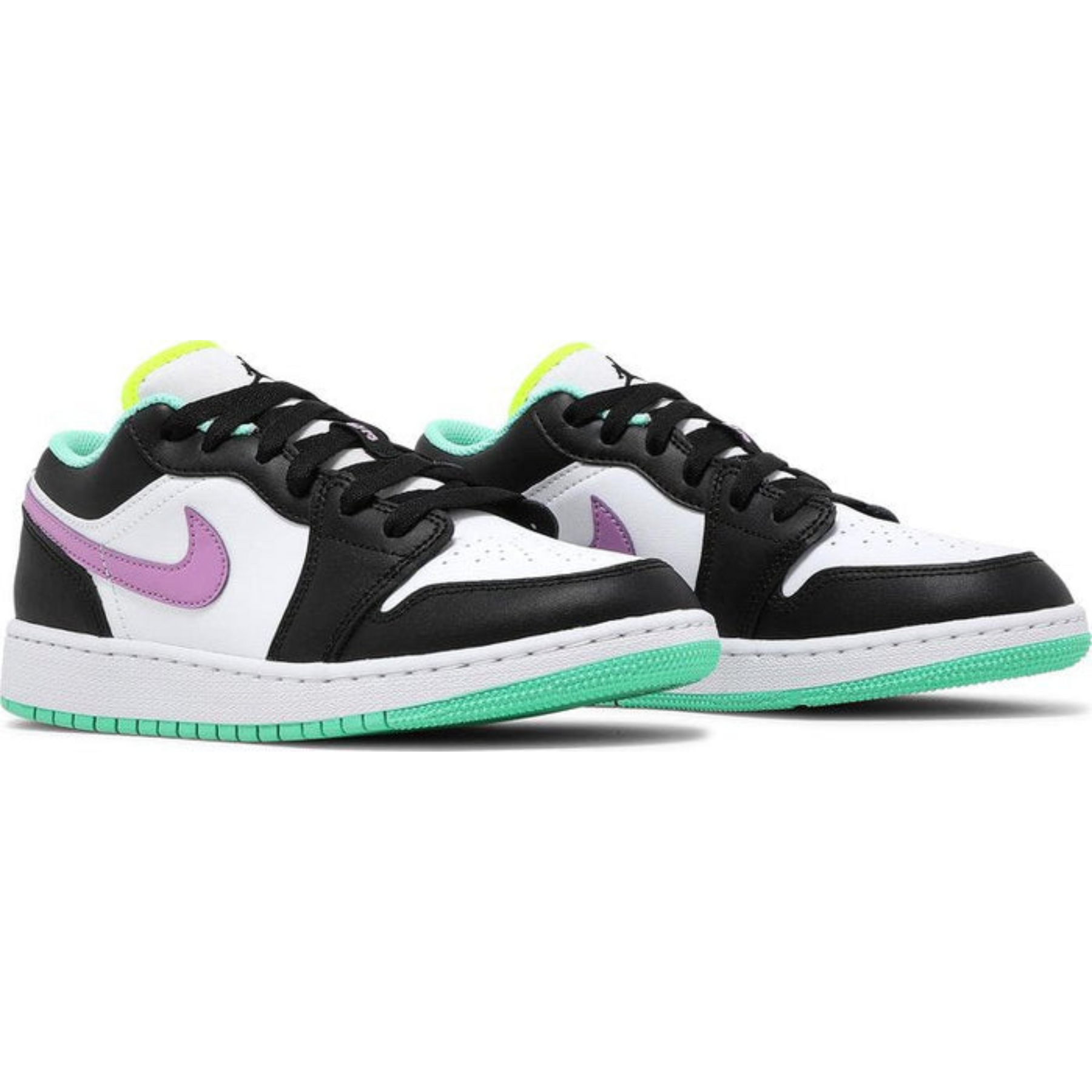 Nike Air Jordan 1 Low GS 'White Violet Shock'