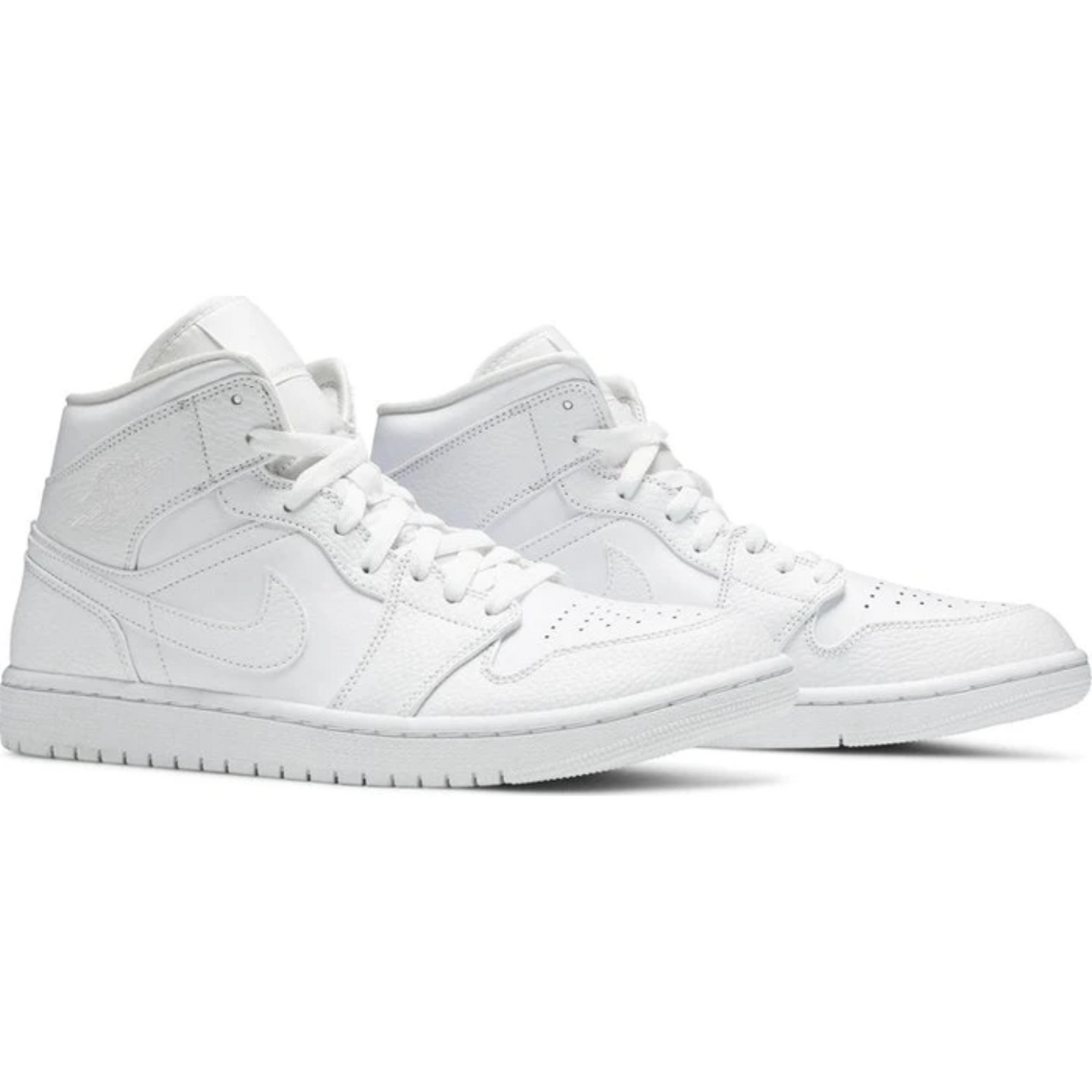 Nike Air Jordan 1 Mid 'Triple White'