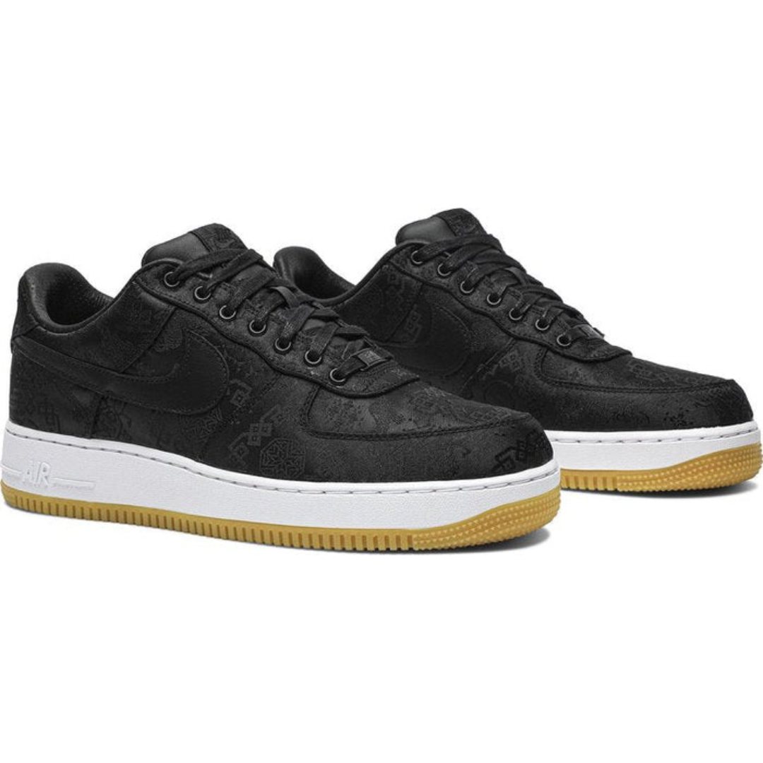 Fragment Design x CLOT x Air Force 1 'Black Silk'