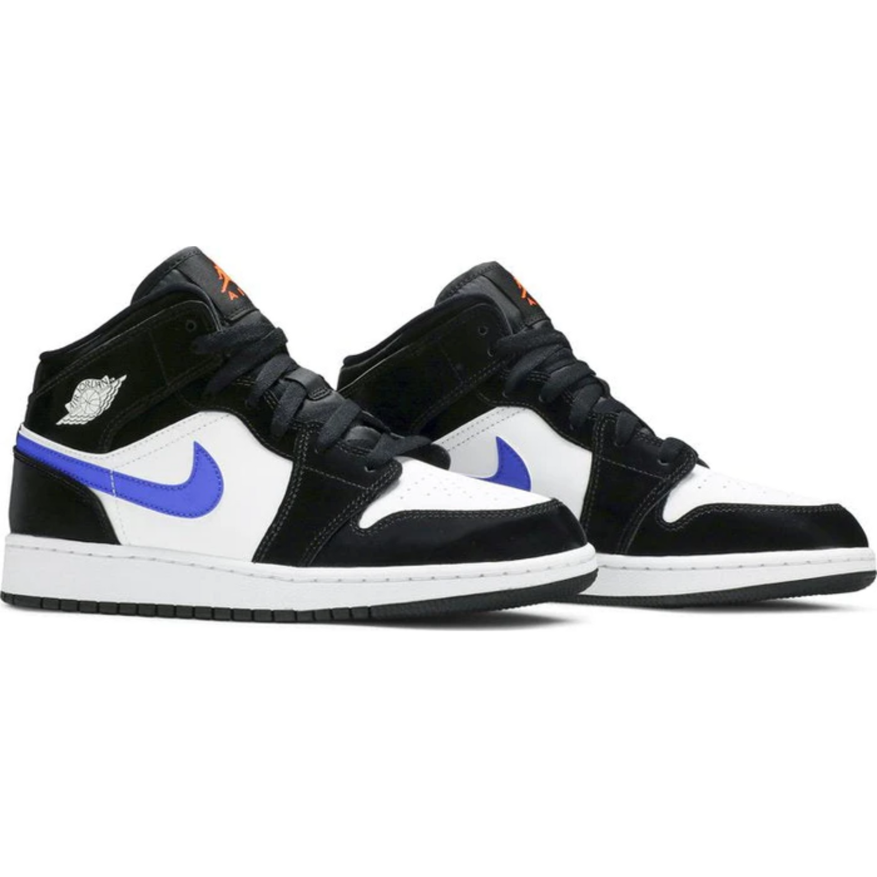 Nike Air Jordan 1 Mid GS 'Black Racer Blue'
