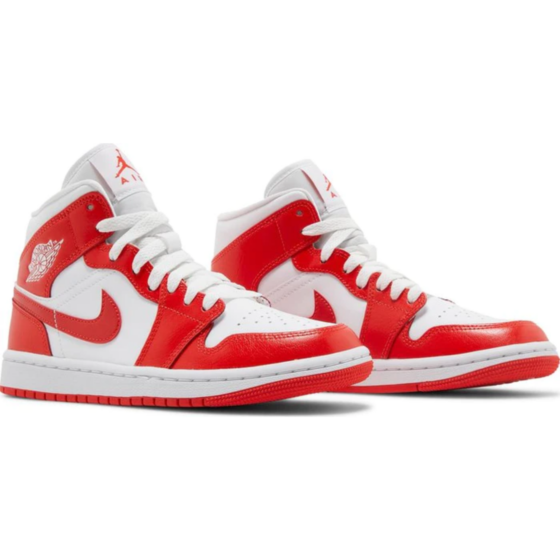 Nike Air Jordan 1 Mid 'Habanero Red'