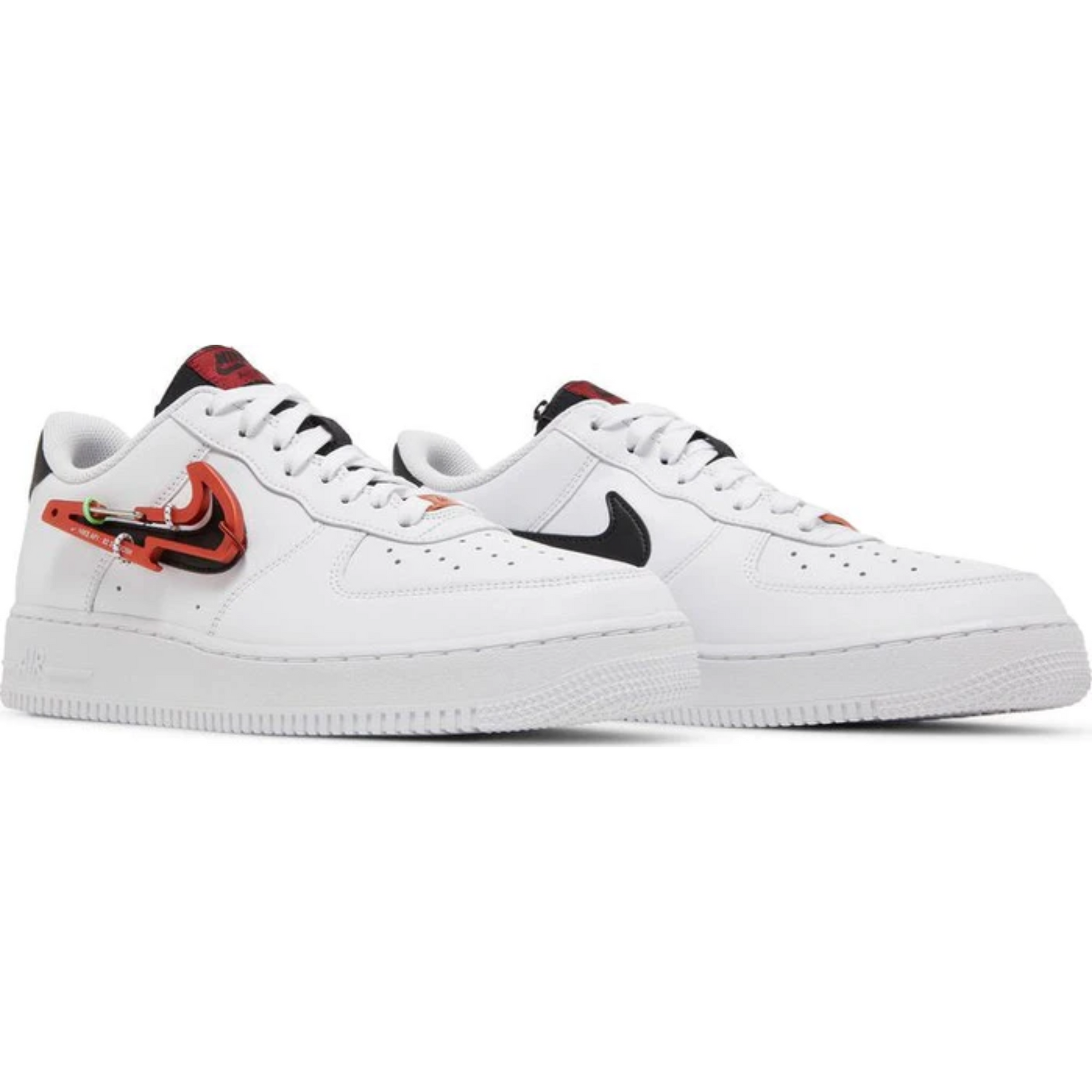 Nike Air Force 1 '07 Premium 'Carabiner - White Habanero Red'