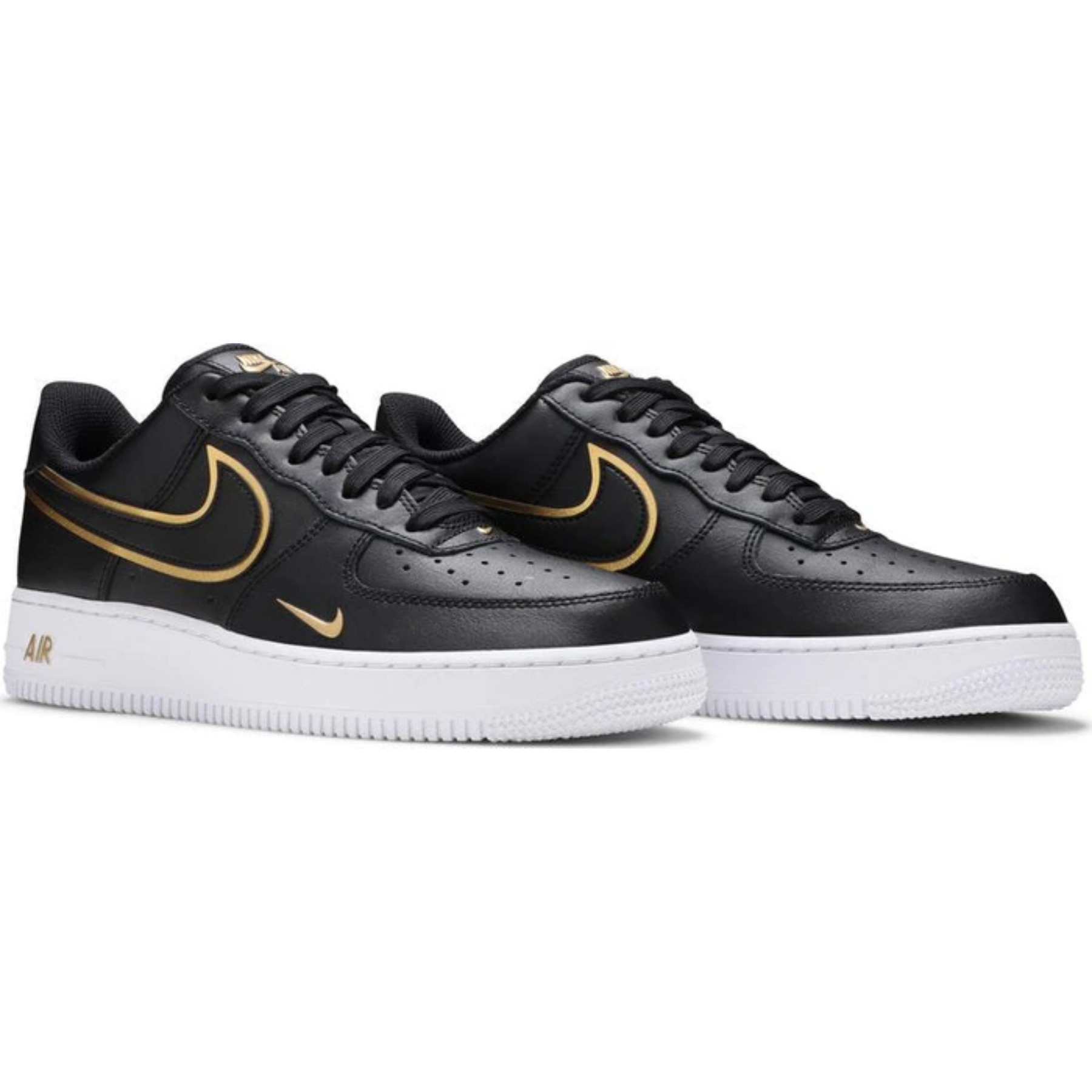Nike Air Force 1 '07 LV8 'Metallic Swoosh Pack - Black'