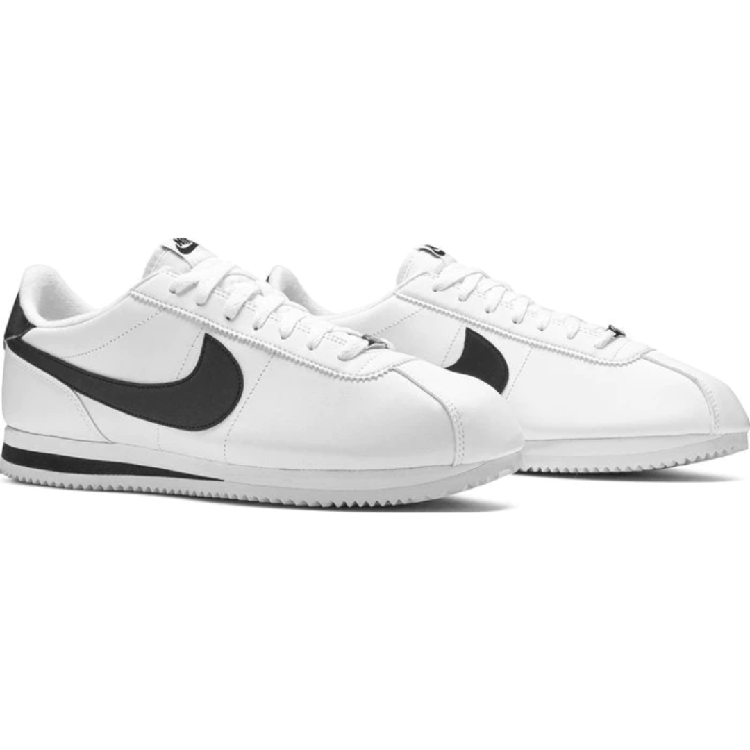 Cortez Basic Leather 'White Black'