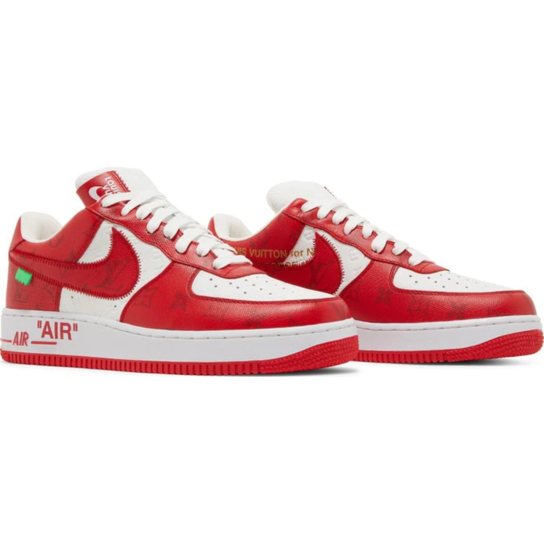 Louis Vuitton x Air Force 1 Low 'White Comet Red'