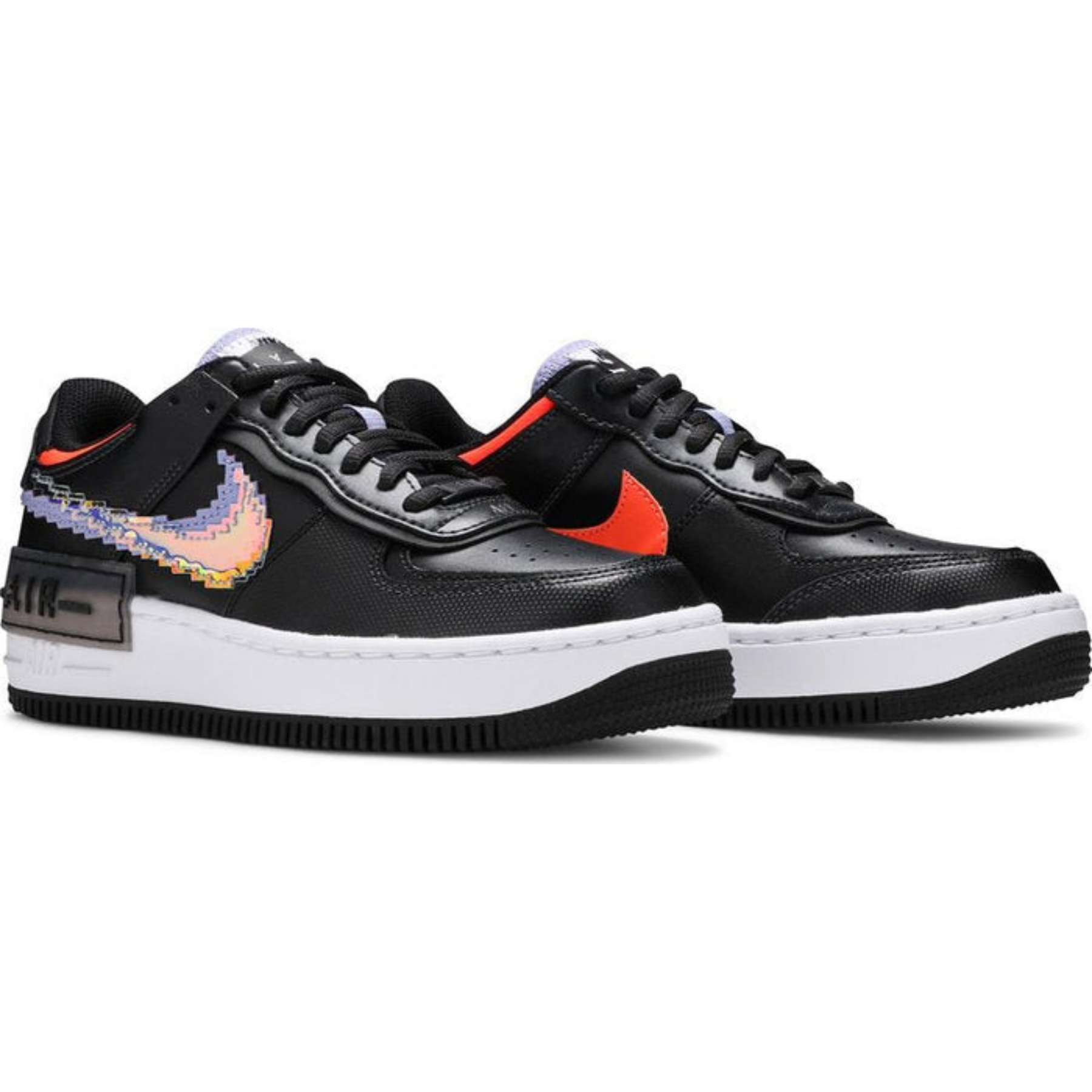 Nike Air Force 1 Shadow SE 'Pixel Swoosh - Off Noir