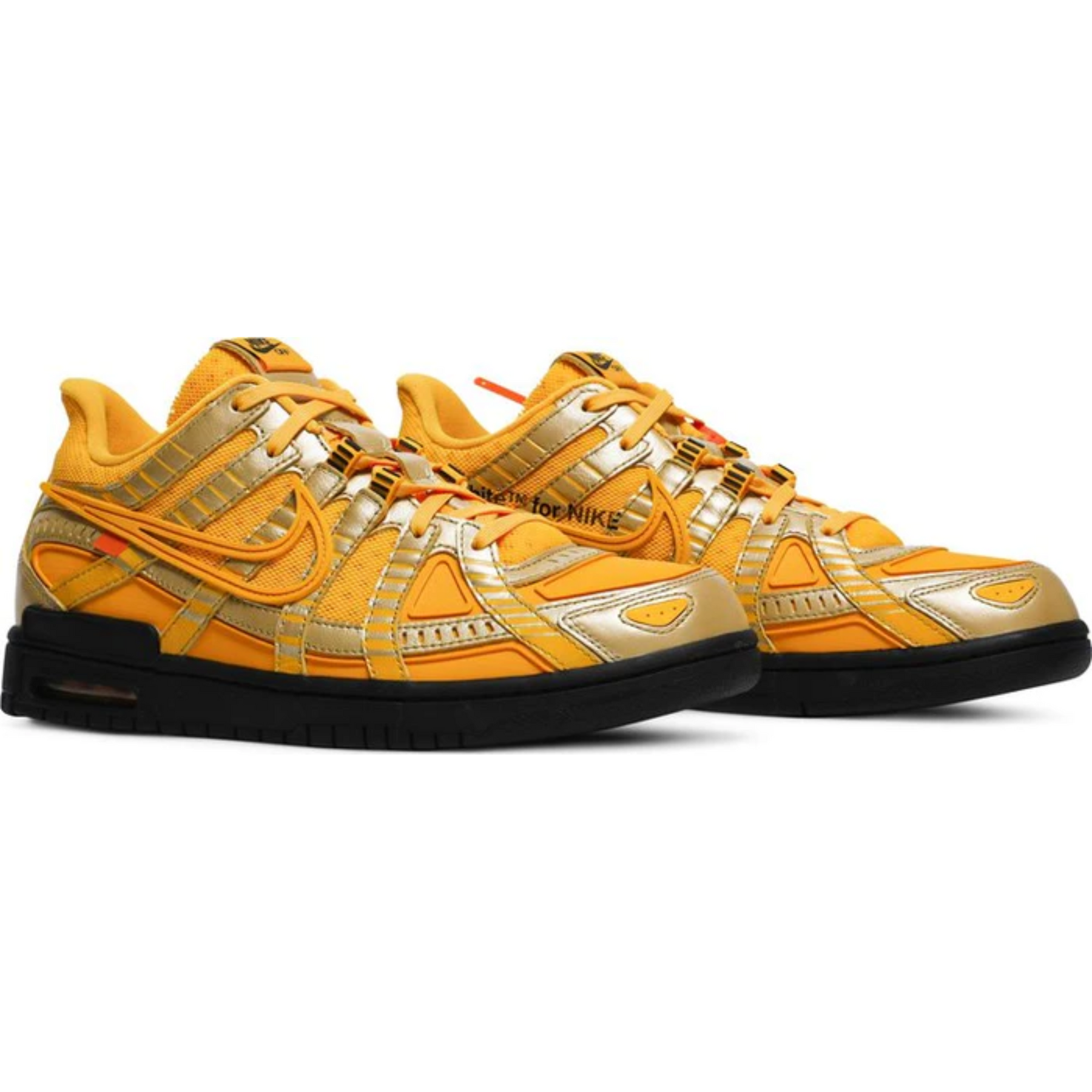 Off-White x Air Rubber Dunk 'University Gold'