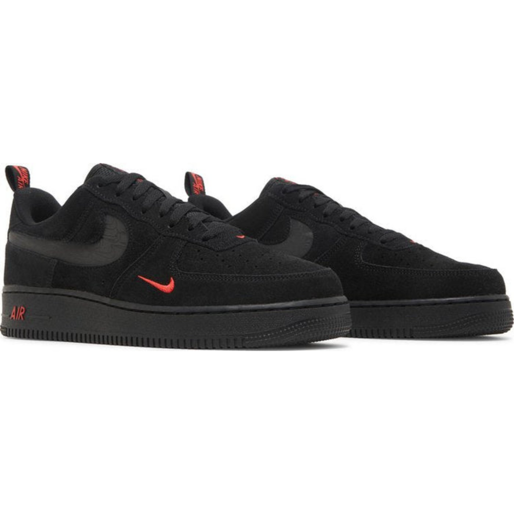 Nike Air Force 1 '07 LV8 'Multi-Swoosh - Black Crimson Reflective'
