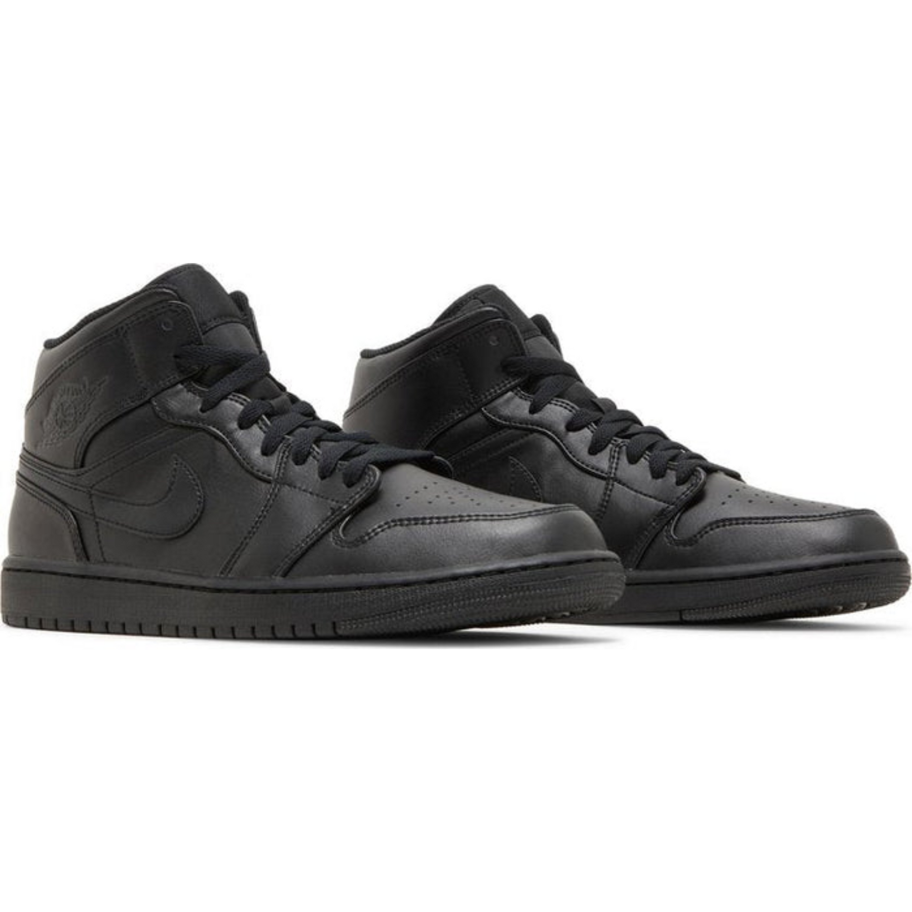 Nike Air Jordan 1 Mid 'Triple Black' 2022