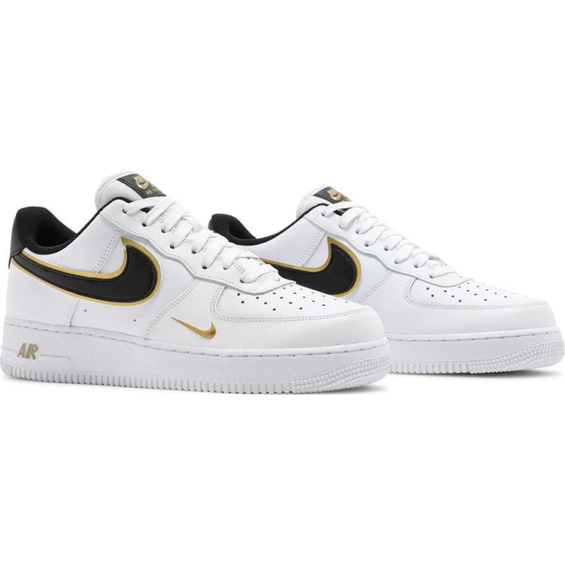 Nike Air Force 1 '07 LV8 'Metallic Swoosh Pack - White Metallic Gold'