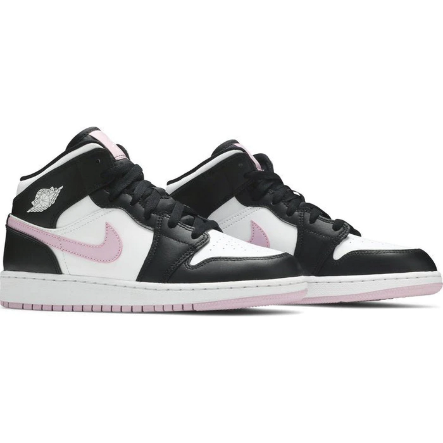 Nike Air Jordan 1 Mid GS 'White Light Arctic Pink'