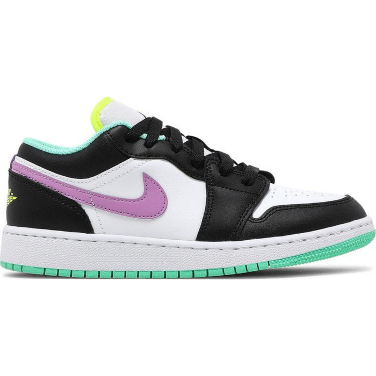 Nike Air Jordan 1 Low GS 'White Violet Shock'