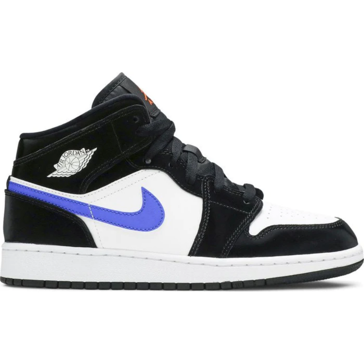 Nike Air Jordan 1 Mid GS 'Black Racer Blue'