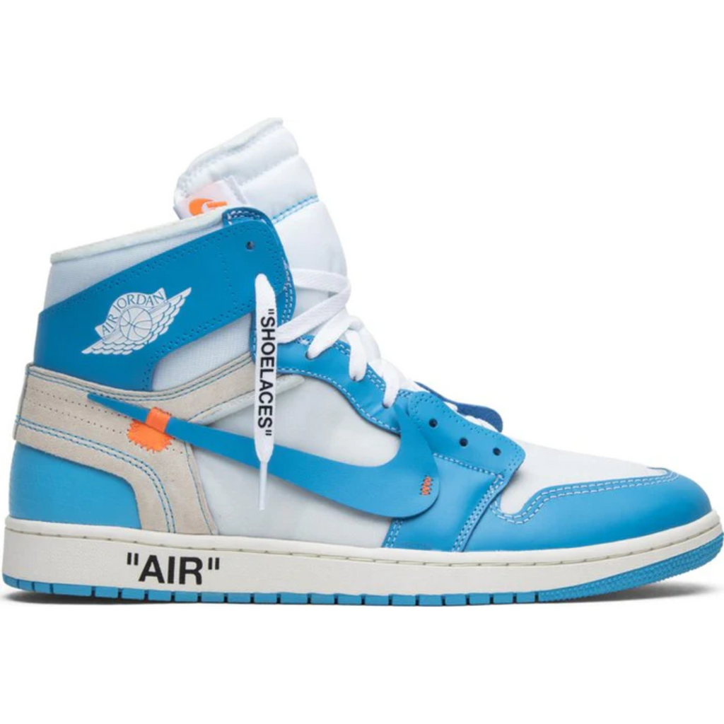 Off-White Air Jordan 1 ブルー/ホワイト 28cm Off-White x Air Jordan 1 Retro High OG 'UNC'