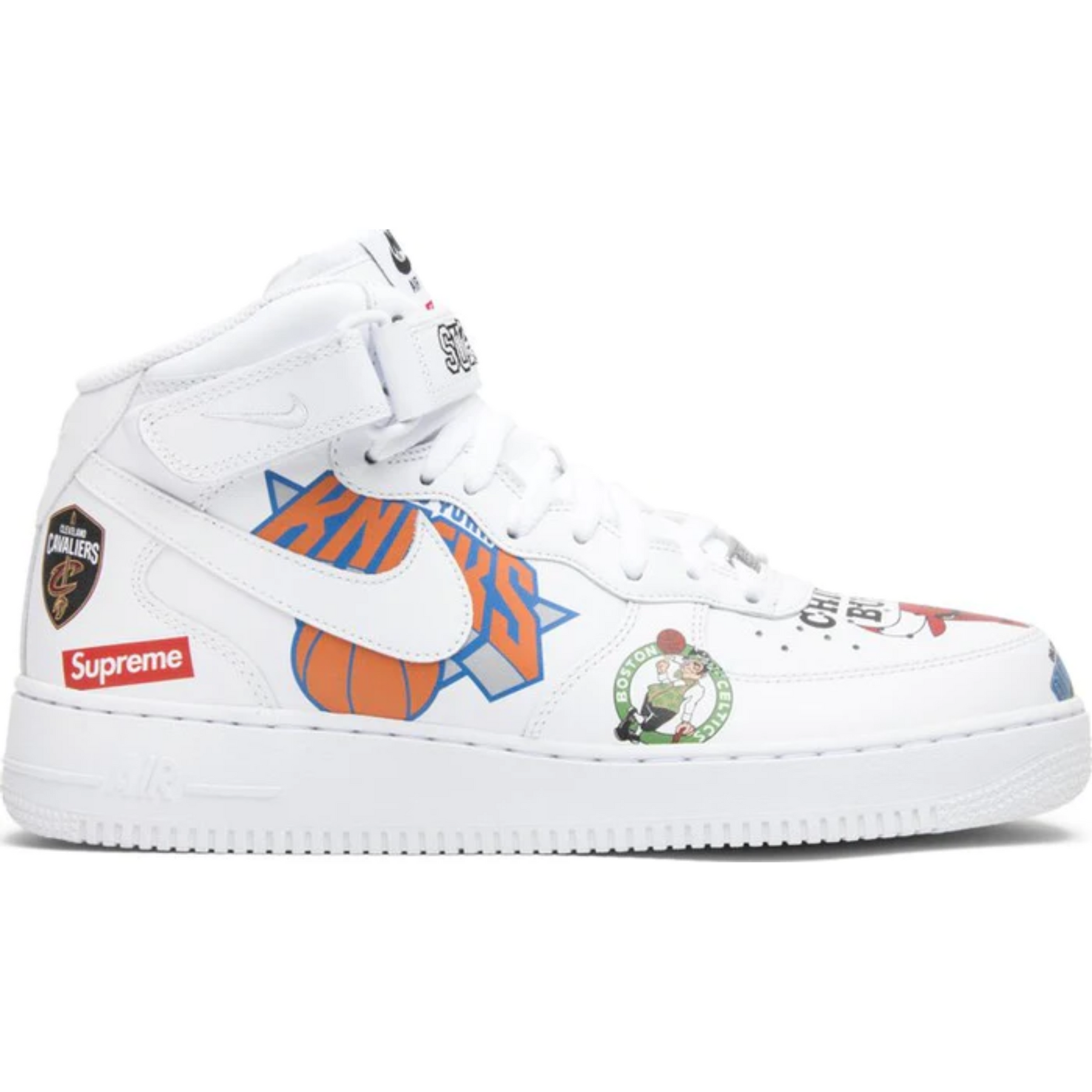 Supreme x NBA x Air Force 1 Mid 07 'White'