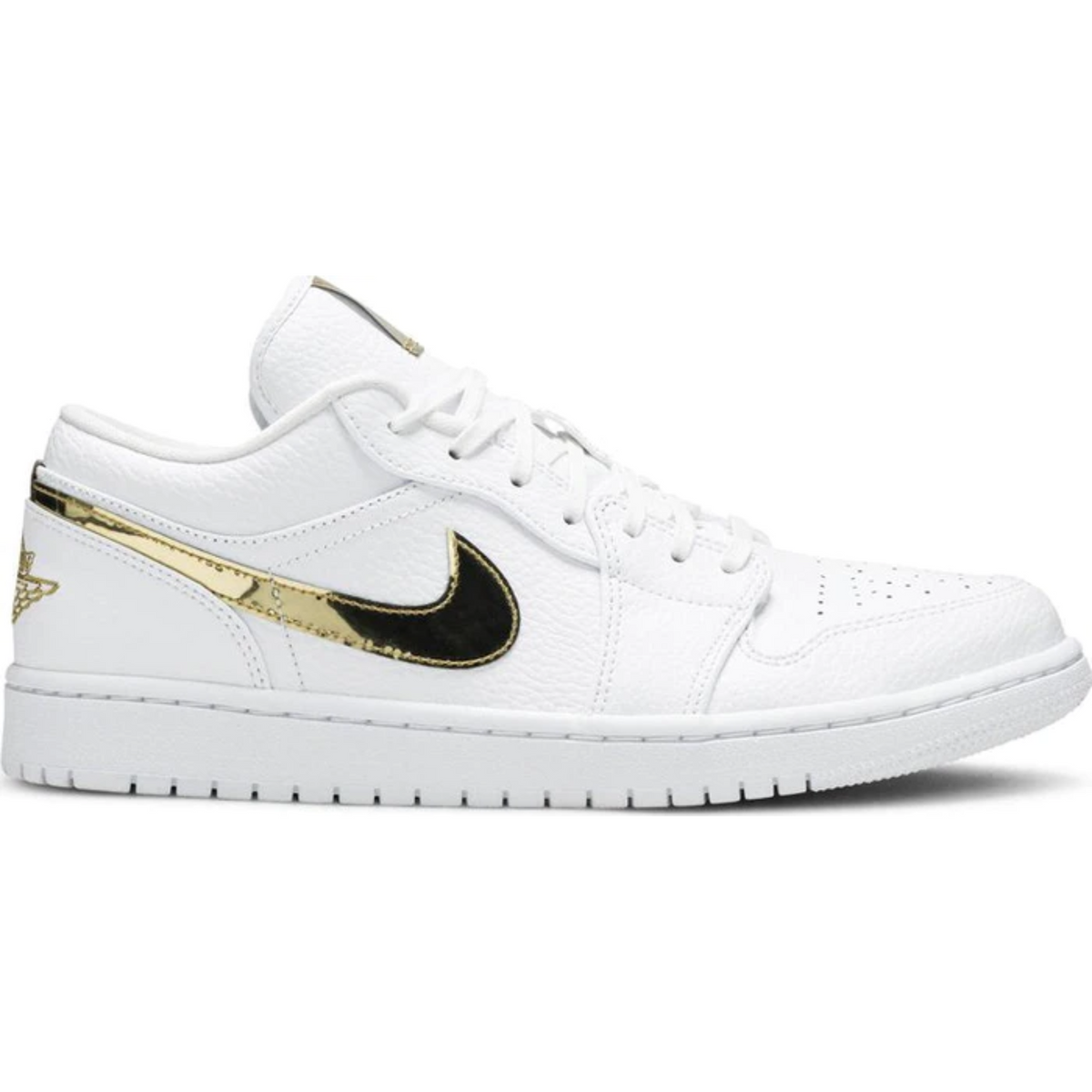 Nike Air Jordan 1 Retro Low 'White Metallic Gold'