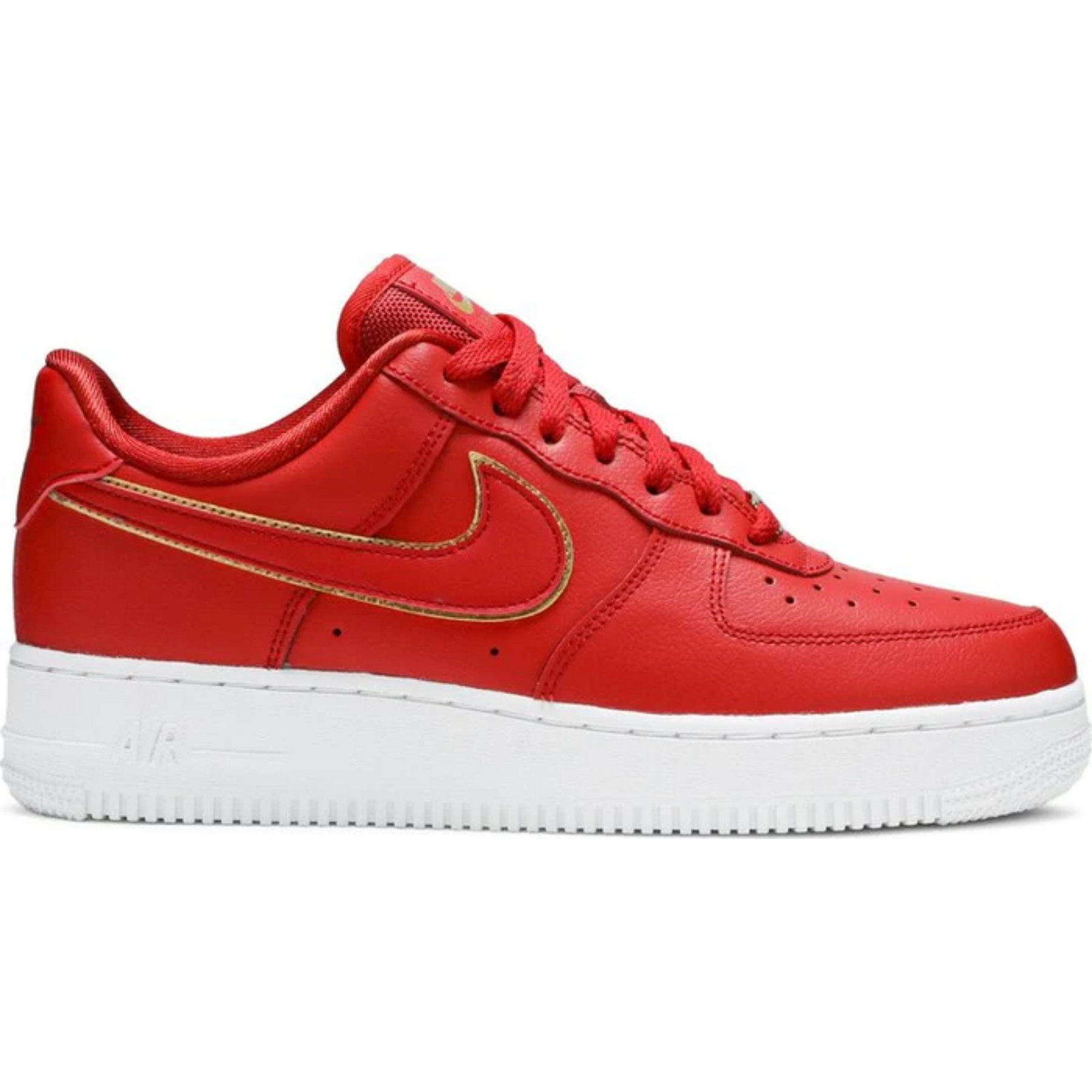 Nike air force 1 best sale swoosh red