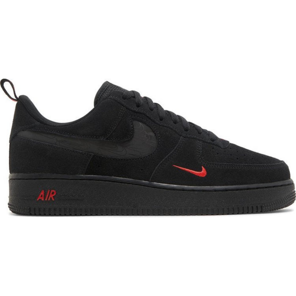 Nike Air Force 1 '07 LV8 'Multi-Swoosh - Black Crimson Reflective'