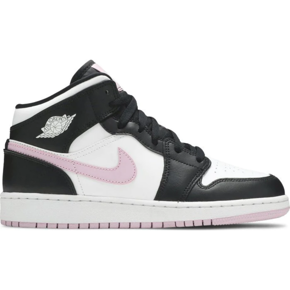 Nike Air Jordan 1 Mid GS 'White Light Arctic Pink'