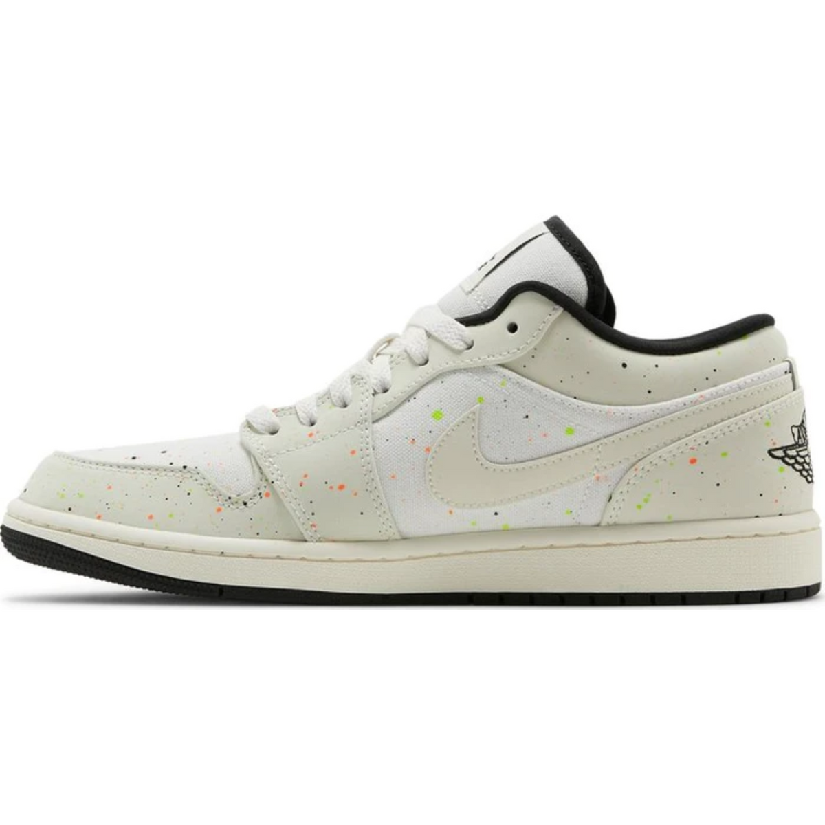 Nike Air Jordan 1 Low 'Brushstroke Swoosh - Paint Splatter'