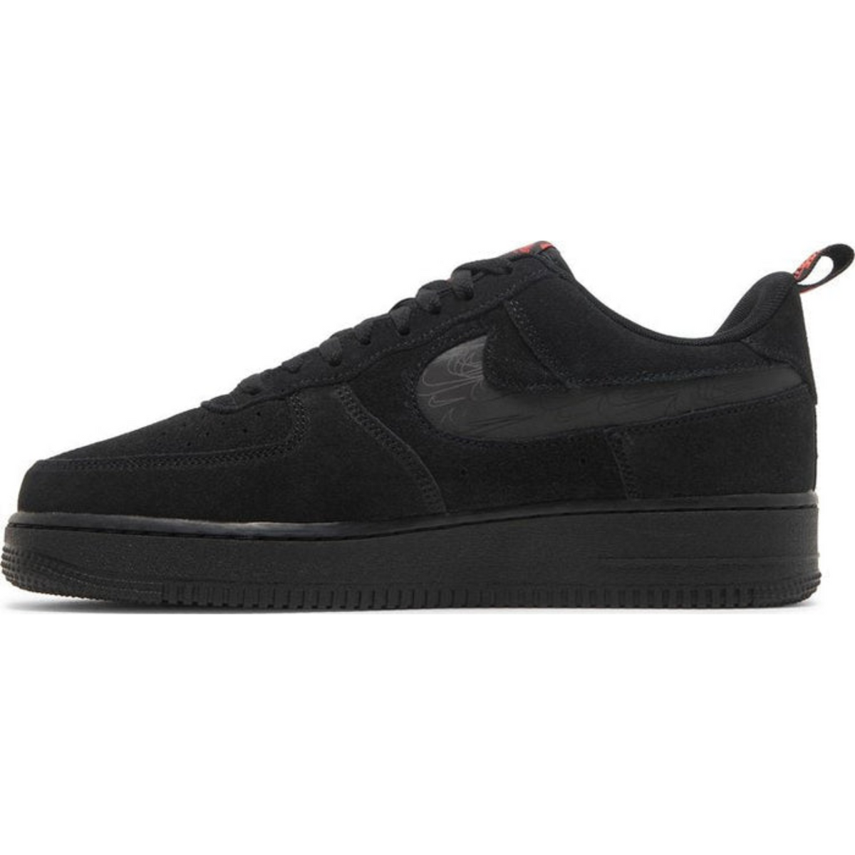 Nike Air Force 1 '07 LV8 'Multi-Swoosh - Black Crimson Reflective'