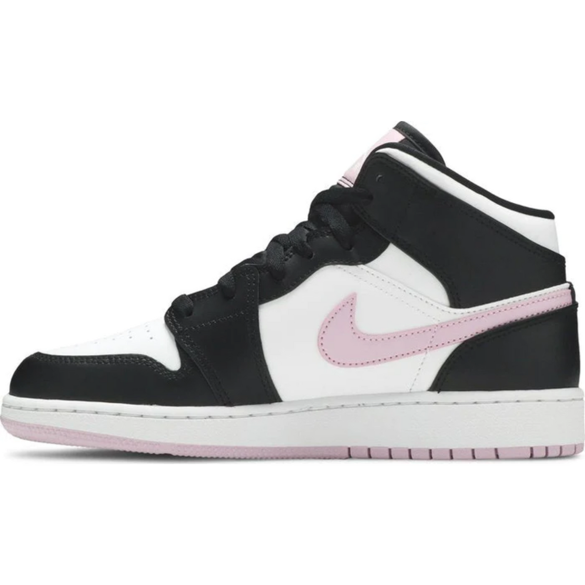 Nike Air Jordan 1 Mid GS 'White Light Arctic Pink'