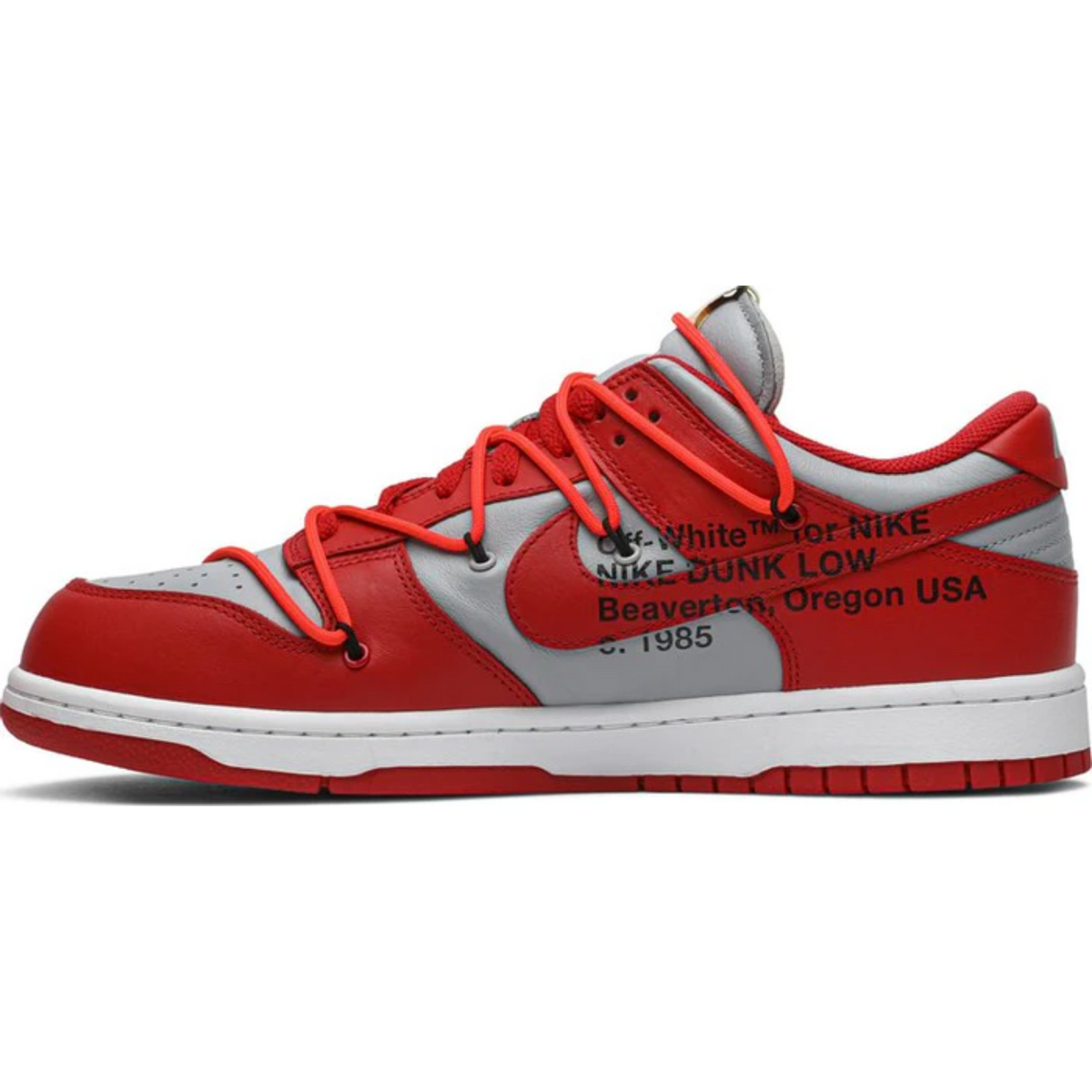 Off-White x Dunk Low 'University Red'