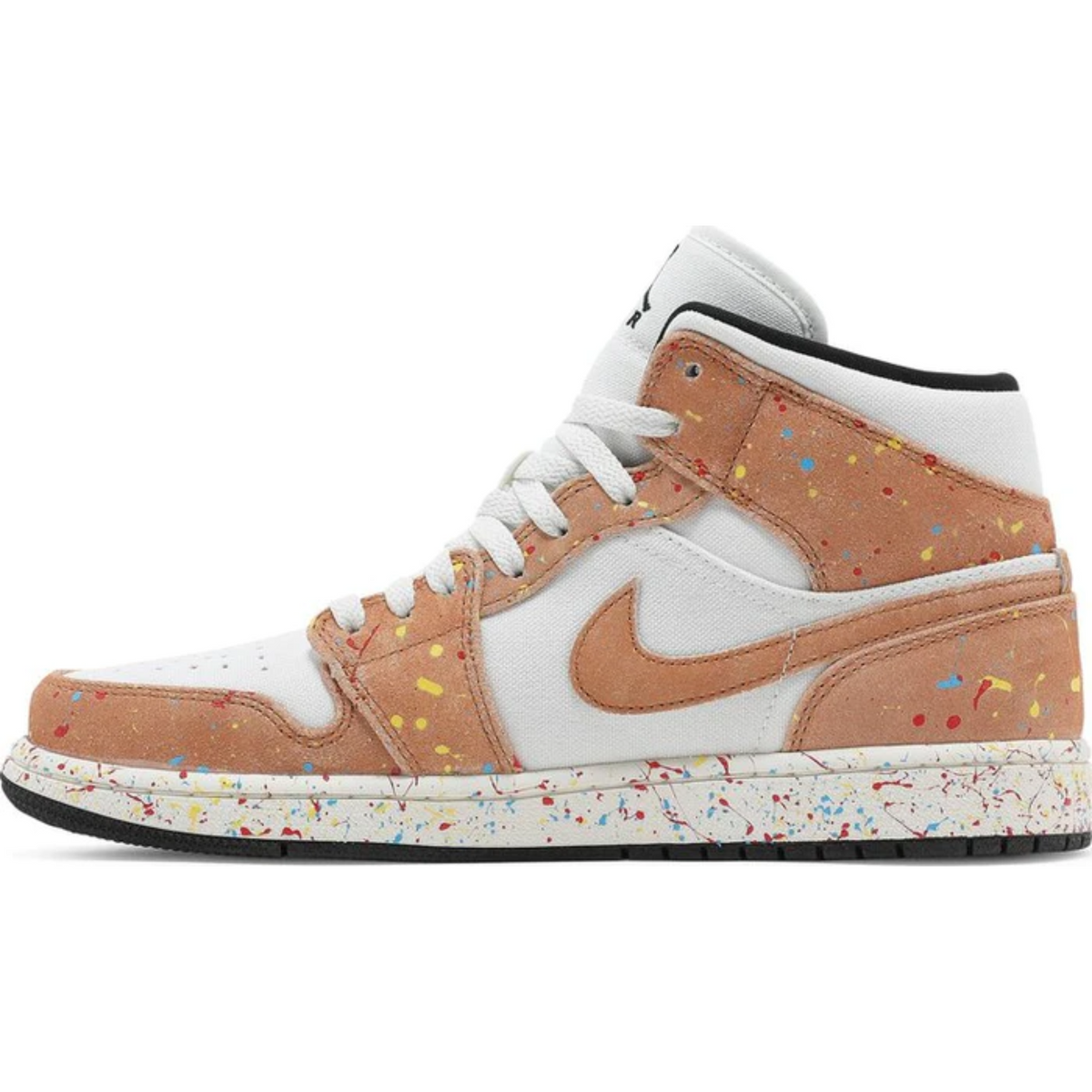 Nike Air Jordan 1 Mid SE 'Brushstroke Paint Splatter'