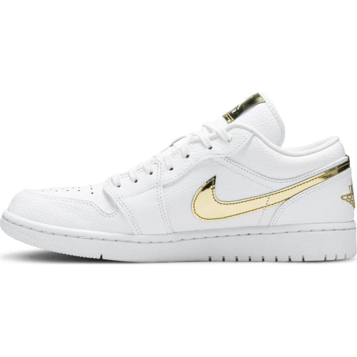 Nike Air Jordan 1 Retro Low 'White Metallic Gold'