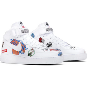 Supreme x NBA x Air Force 1 Mid 07 'White'